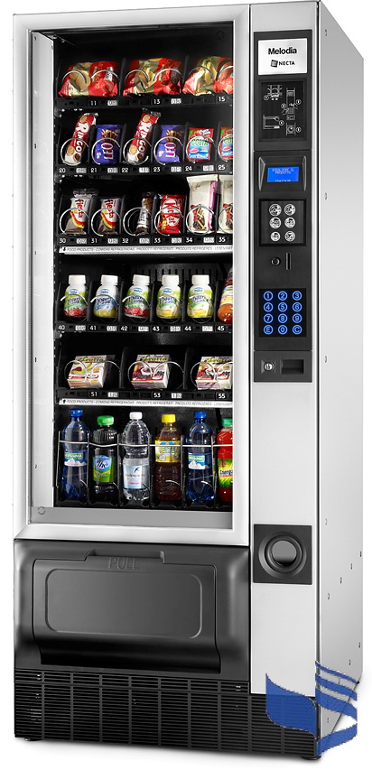 картинка Снековый автомат Necta MELODIA TOP FOOD 6-30 M 4-22*Combi 72x170 (снеки, банки, бутылки, бутерброды) 