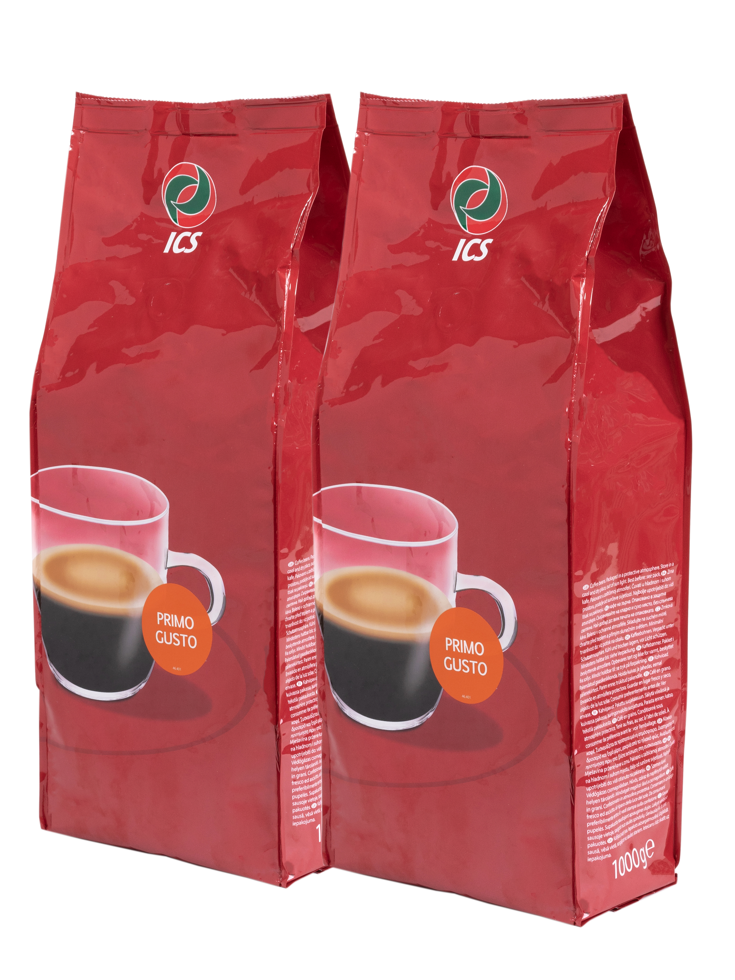 картинка Кофе в зернах ICS "PRIMO GUSTO" (A-40) TO Кр-5/5 1000 г по 2 шт 