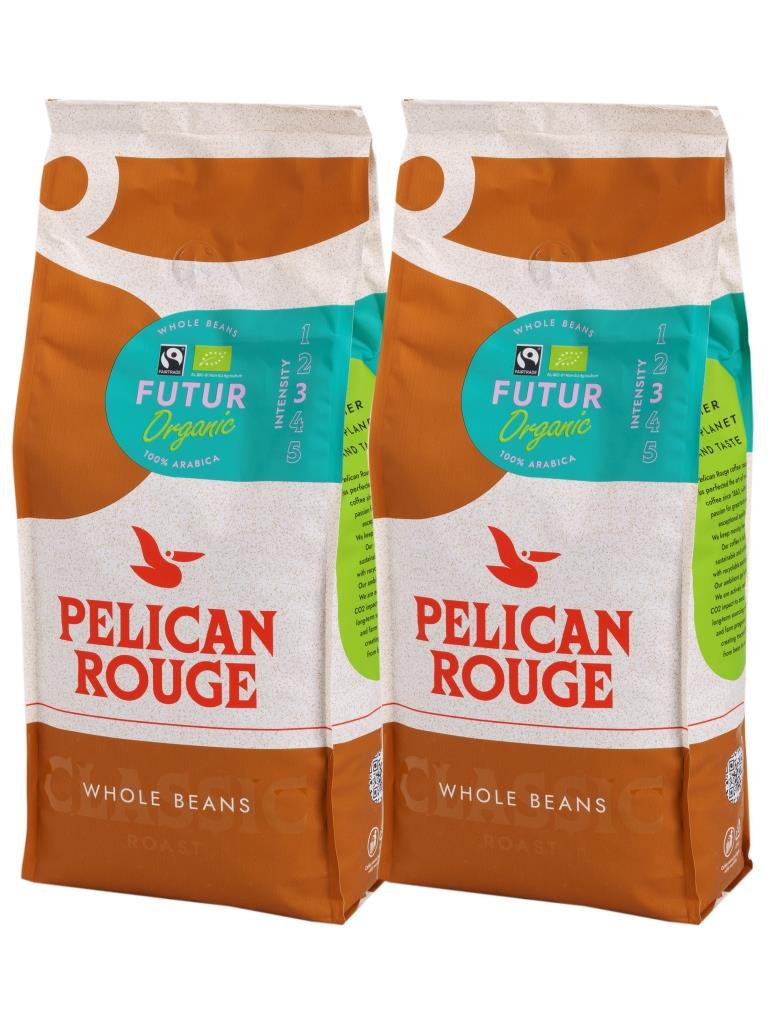 картинка Кофе в зернах PELICAN ROUGE "FUTUR" (А-100) набор из 2 шт по 1 кг 