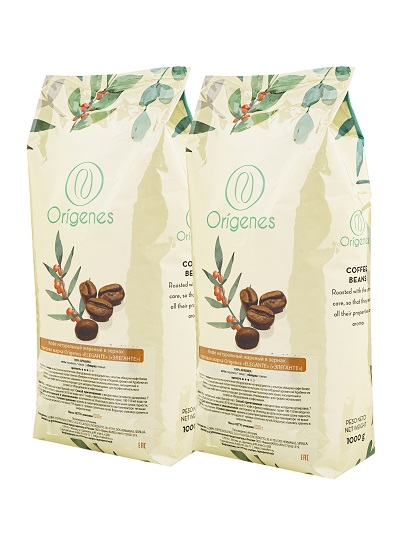 картинка Кофе в зернах ORIGENES «ELEGANTE» (A-100) ТO Кр-3/5 1000 г по 2 шт. картинка Кофе в зернах ORIGENES «ELEGANTE» (A-100) ТO Кр-3/5 1000 г по 2 шт.