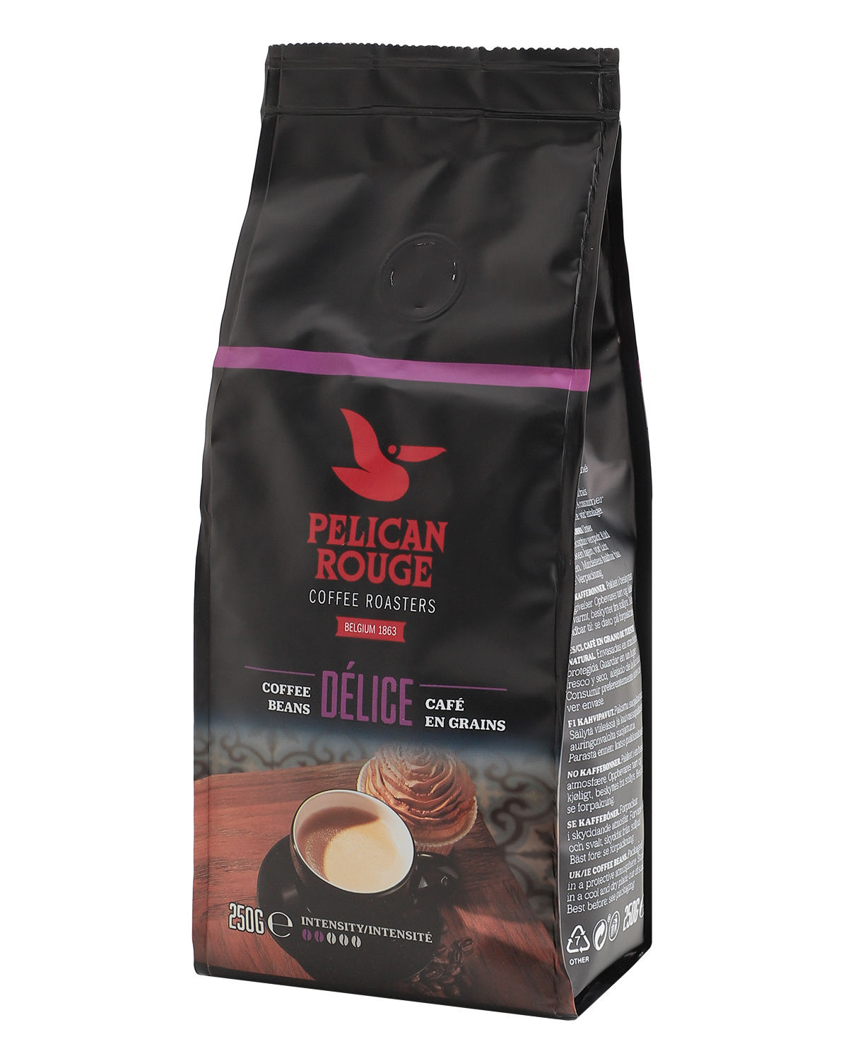 картинка Кофе в зернах PELICAN ROUGE "DELICE" (А-100) UTZ 250 г 
