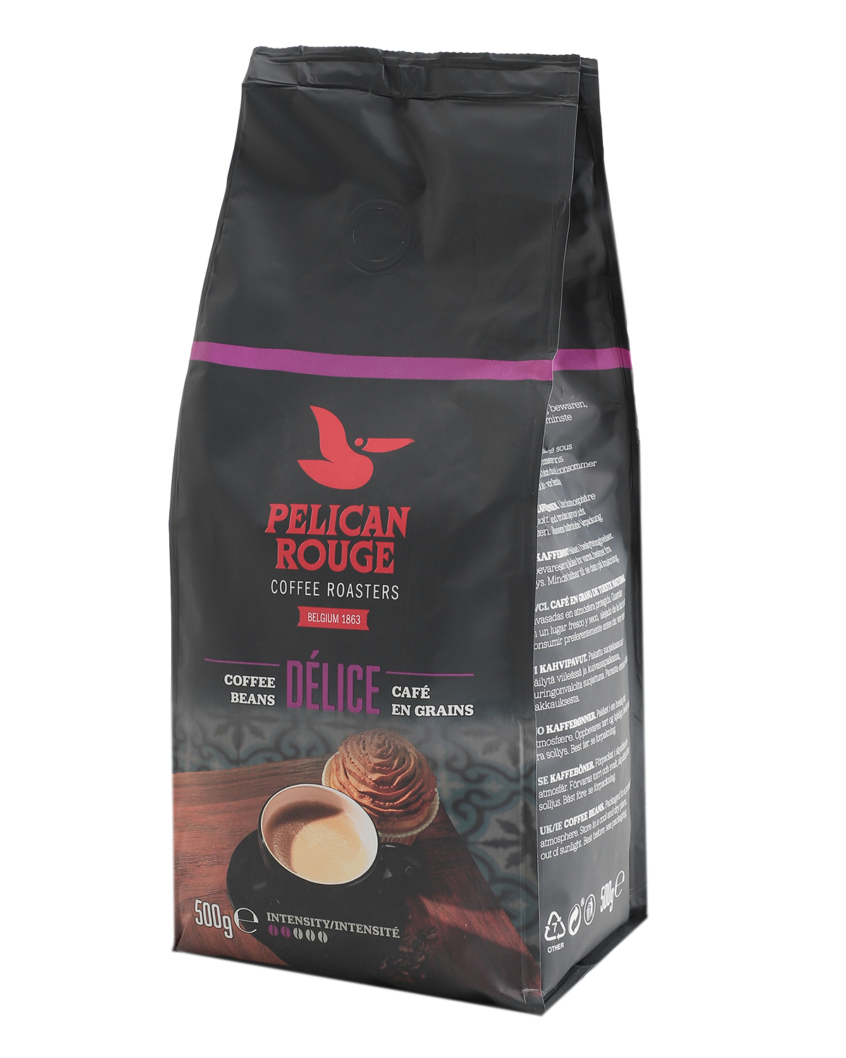 картинка Кофе в зернах PELICAN ROUGE "DELICE" (А-100) UTZ 500 г 