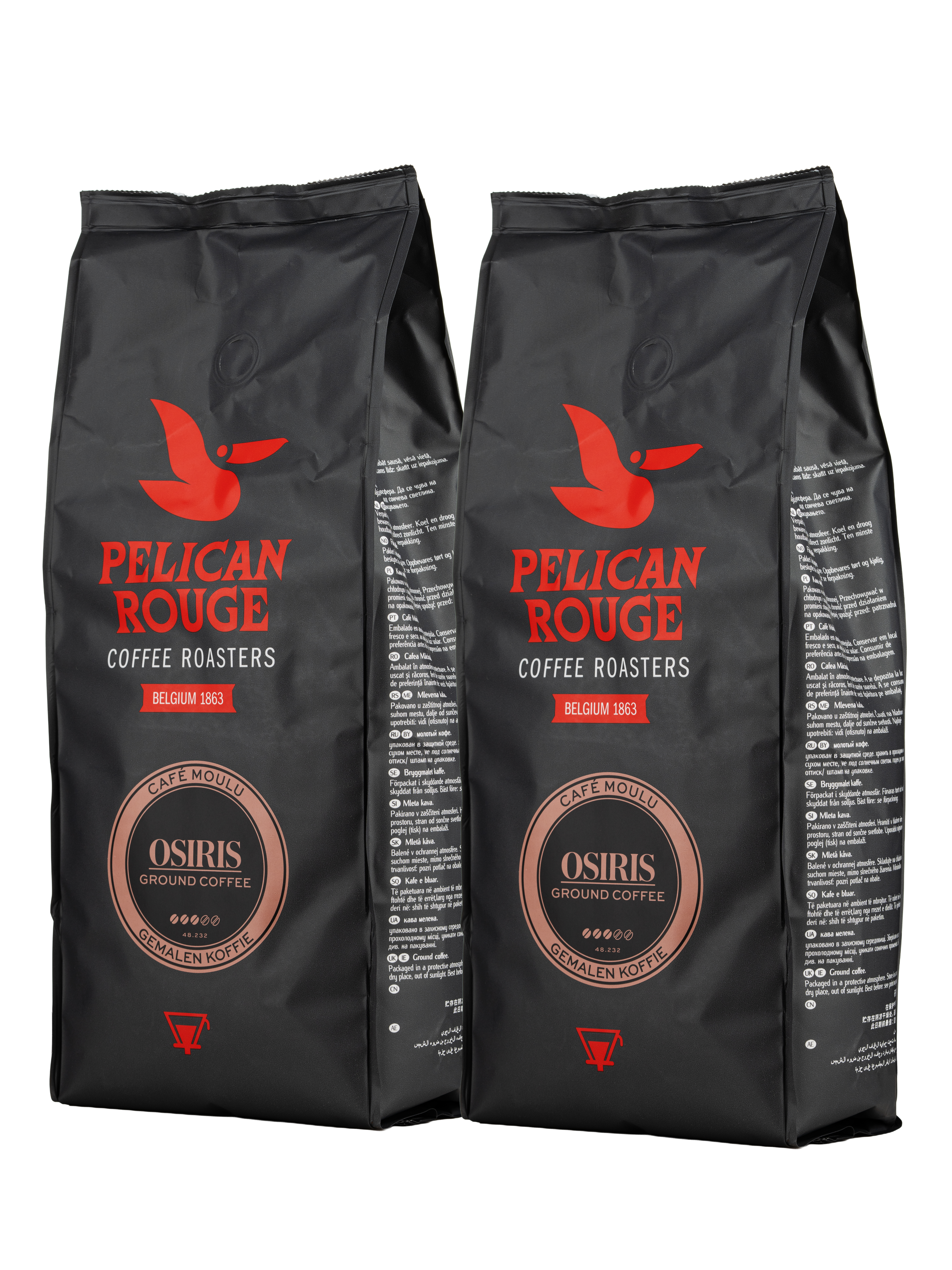 Кофе молотый PELICAN ROUGE "OSIRIS" (A-80) набор из 2 шт по 1 кг