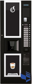 картинка Кофейный автомат Bianchi LEI 400 1ES 5 SB   62х163 (зерн.кофе+6 растворимых) 