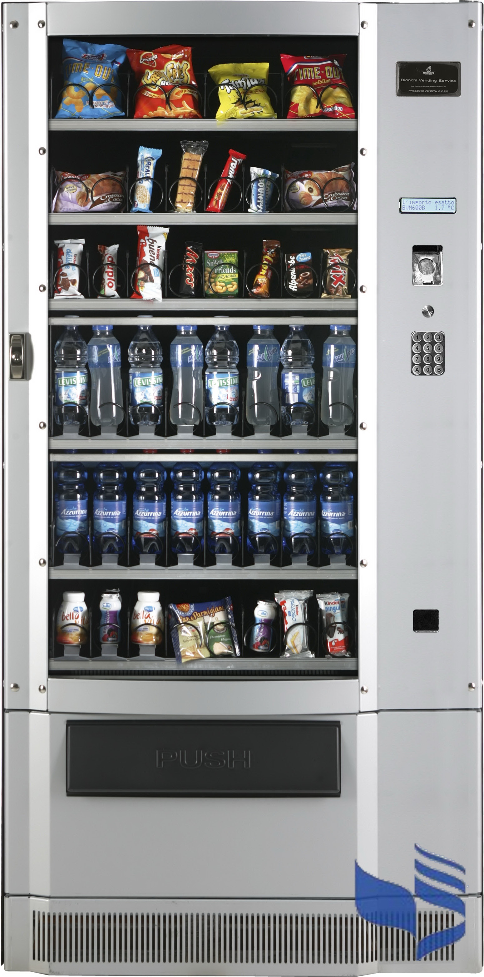 картинка Снековый автомат Bianchi BVM 685 6-42 L3*Combi 90х183 (снеки, банки, бутылки) 