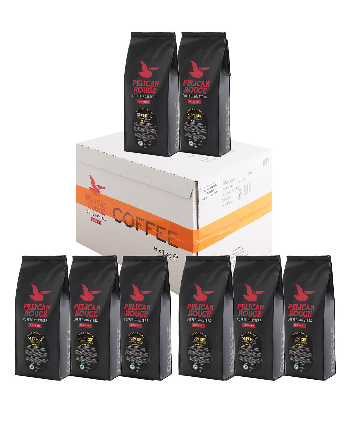картинка Кофе в зернах PELICAN ROUGE "SUPERBE" (A-80) 1000 г по 8 шт картинка Кофе в зернах PELICAN ROUGE "SUPERBE" (A-80) 1000 г по 8 шт