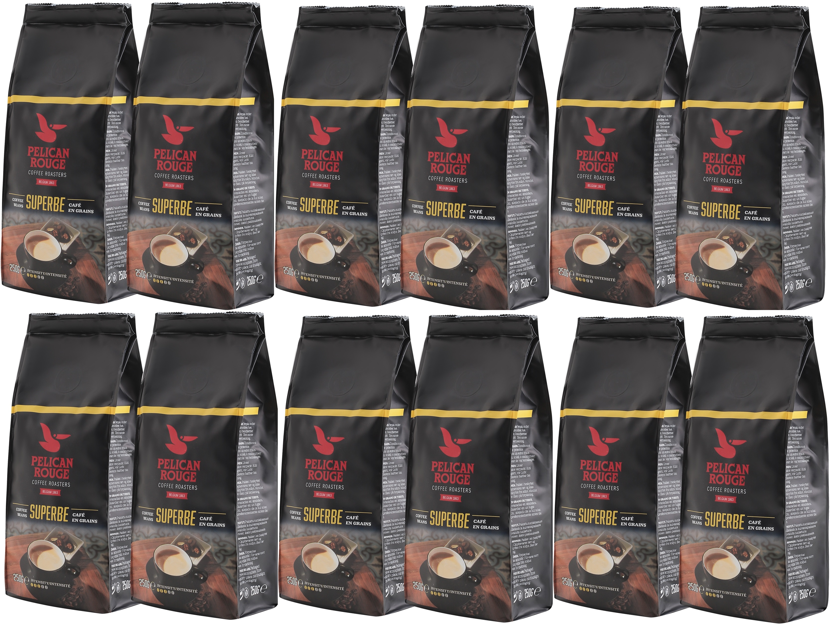 картинка Кофе в зернах PELICAN ROUGE "SUPERBE" (А-80) UTZ 250 г по 12 шт 