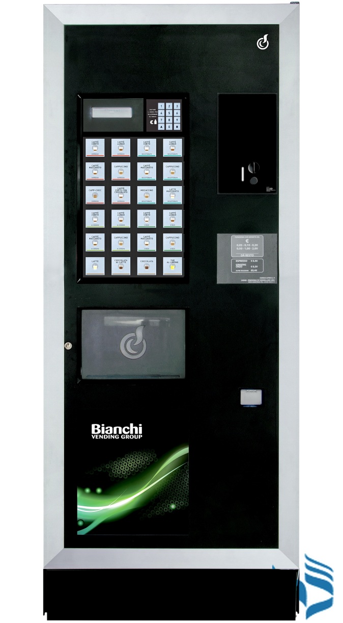 Кофейный автомат Bianchi  LEI 500 L ES8 Smart 62х183 (зерновой кофе+7 растворимых)