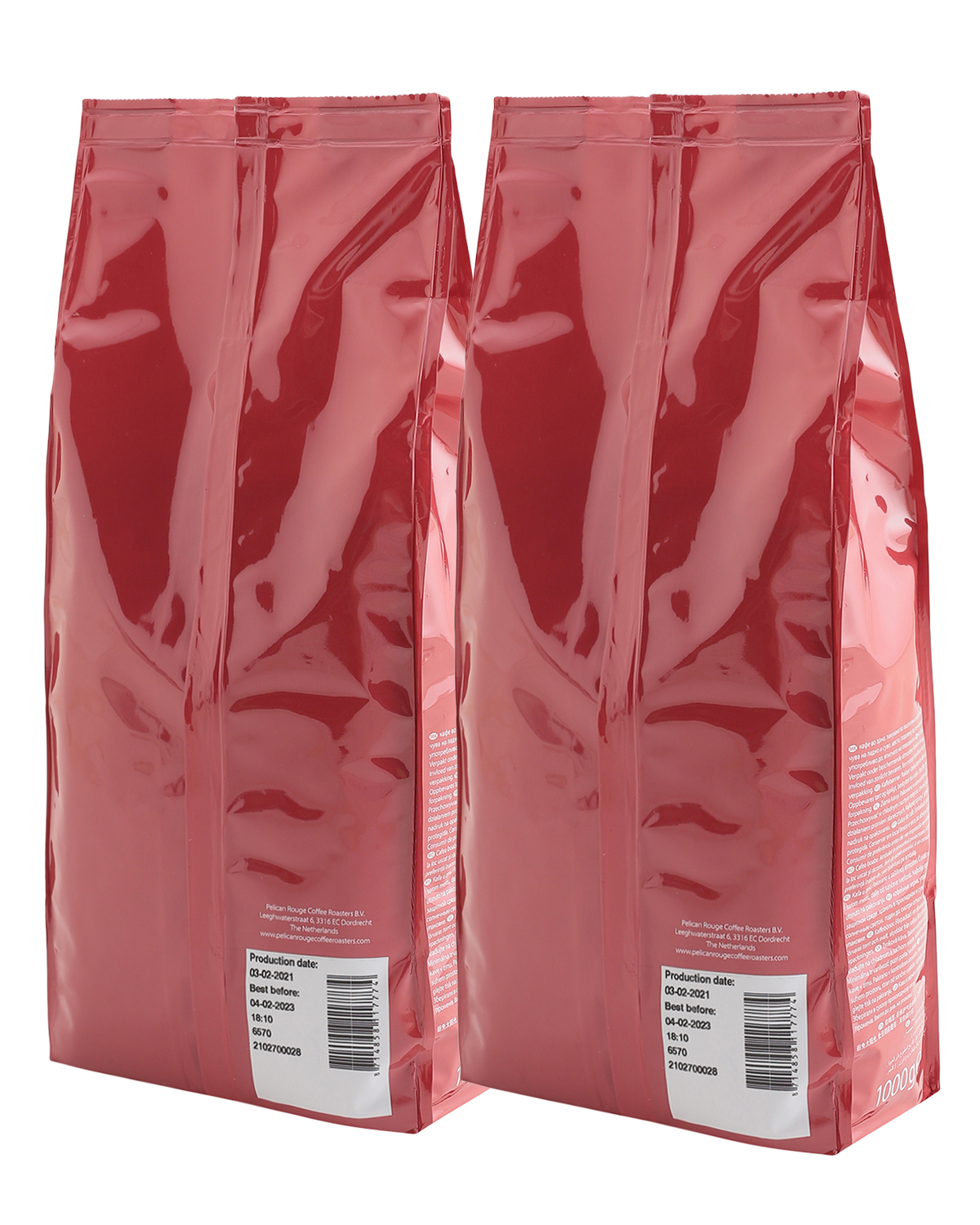Кофе в зернах ICS "SUPER CREMA" (80% A)  набор из 2 шт по 1 кг