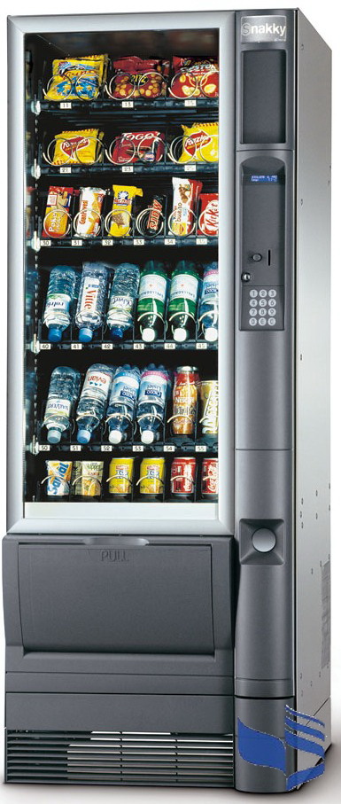 картинка Снековый автомат Necta SNAKKY 6-30 M 8-22*Combi 70x170 (снеки, банки, бутылки) 