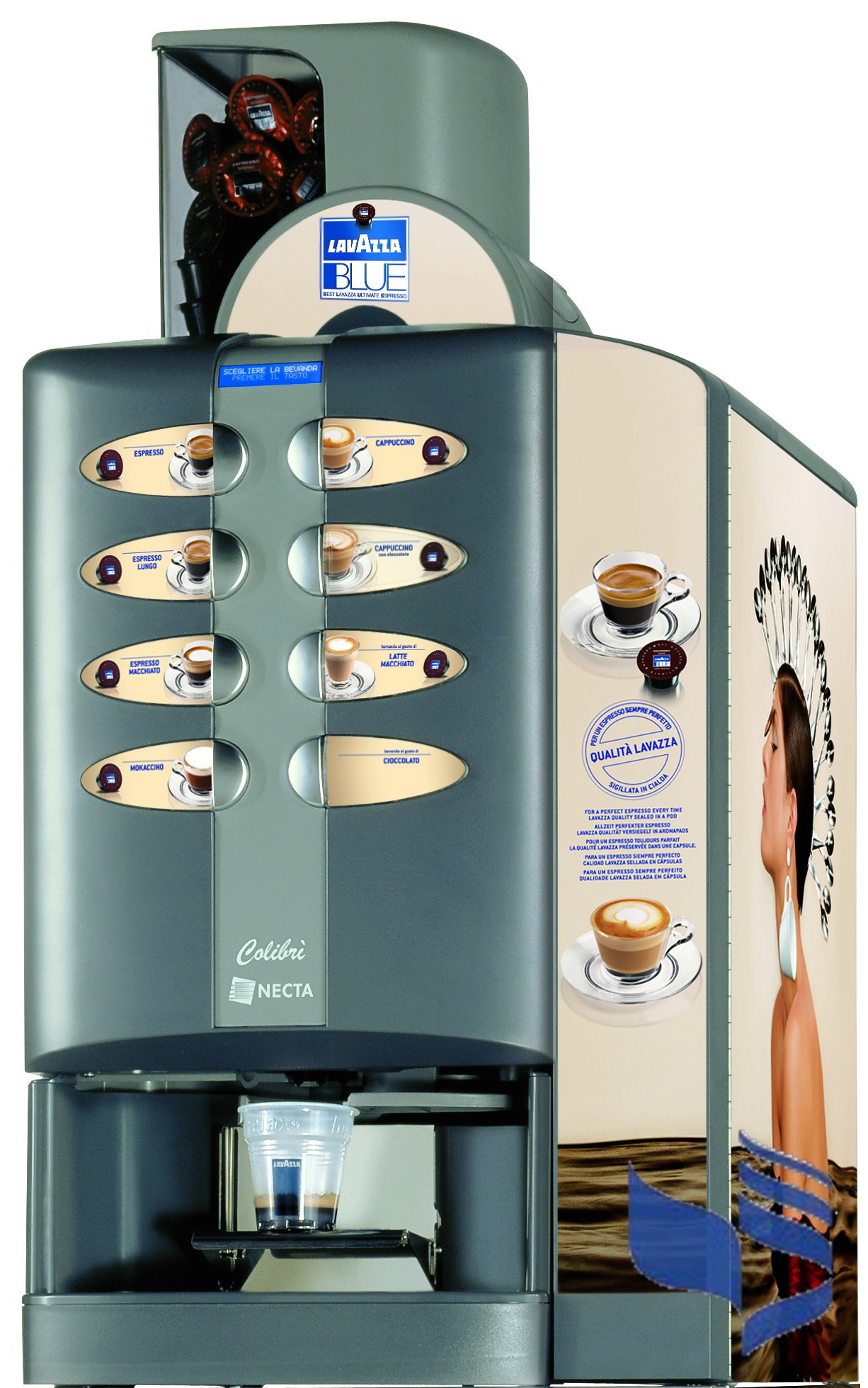 картинка Кофейный аппарат Lavazza BLUE Colibri LB 3201 полуавтомат картинка Кофейный аппарат Lavazza BLUE Colibri LB 3201 полуавтомат