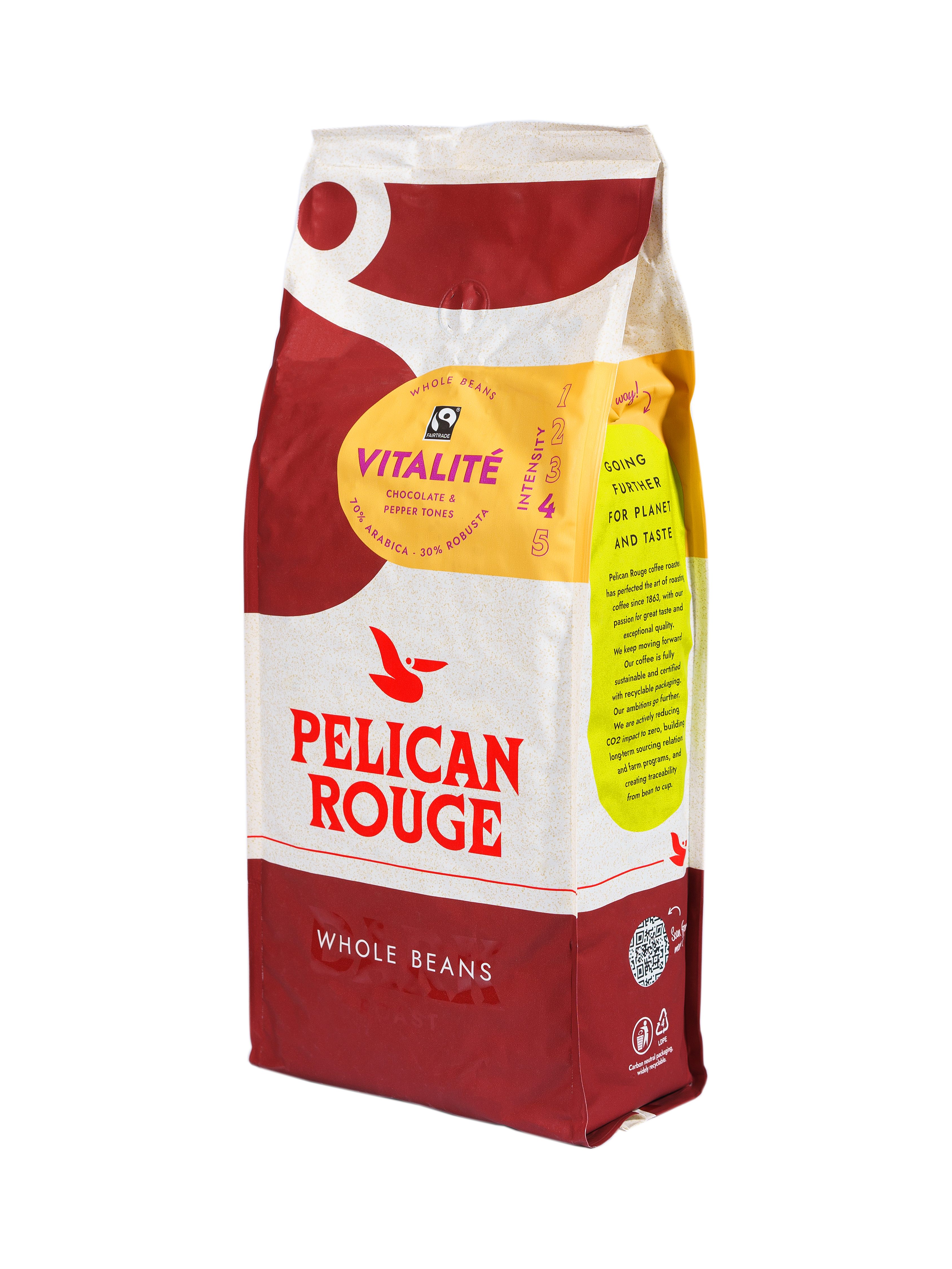 Кофе в зёрнах PELICAN ROUGE "VITALITE" (А-70) набор из 8 шт по 1 кг