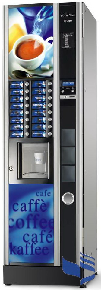 картинка Кофейный автомат Necta KIKKO MAX ES 6 54х183 (зерн.кофе+5 растворимых) с помпой 