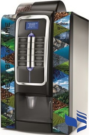картинка Кофейный автомат Necta Solista ES 6 (зерновой кофе+ 5 растворимых) 
