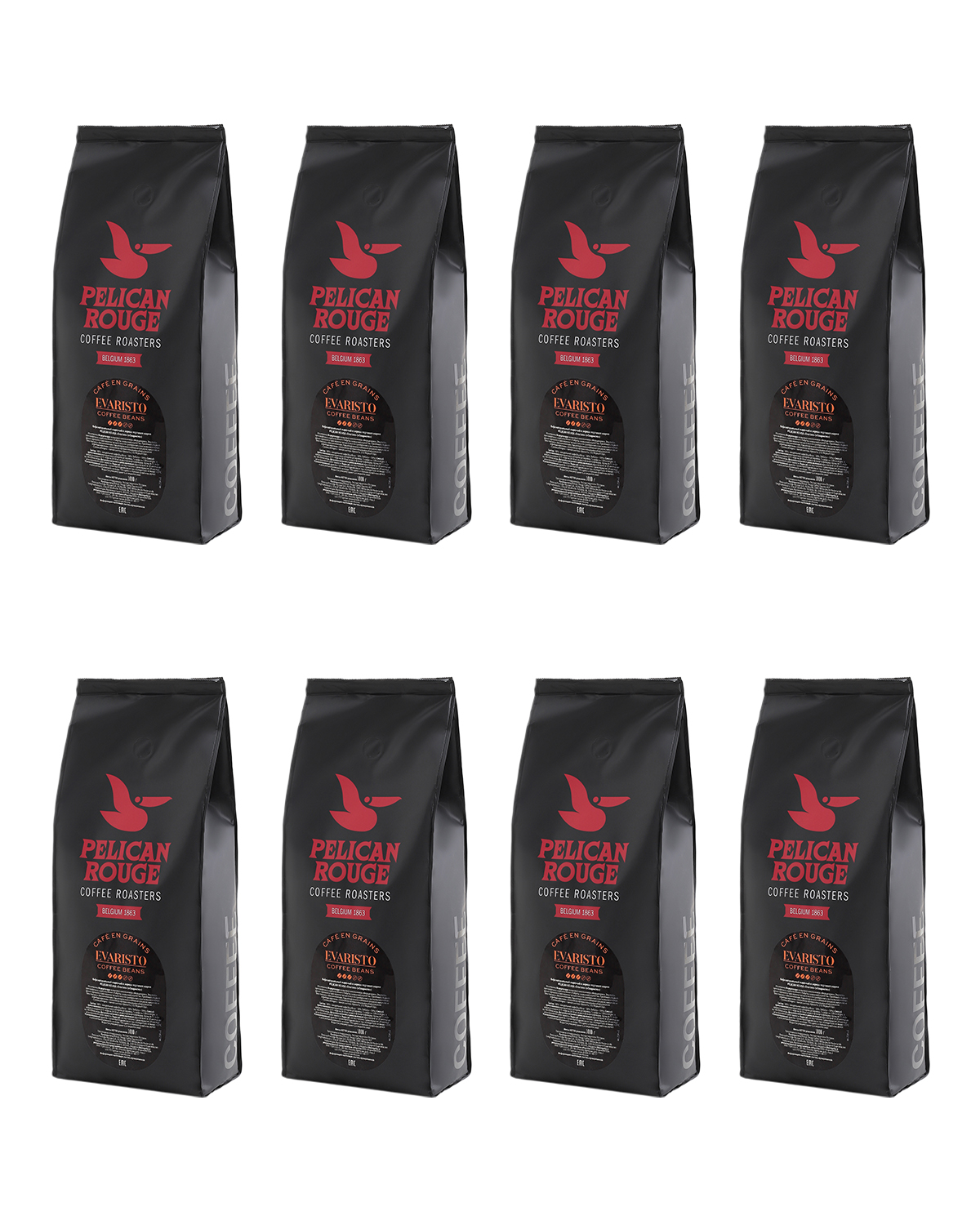 картинка Кофе в зернах PELICAN ROUGE "EVARISTO"  (A-50) 1000 г по 8 шт 