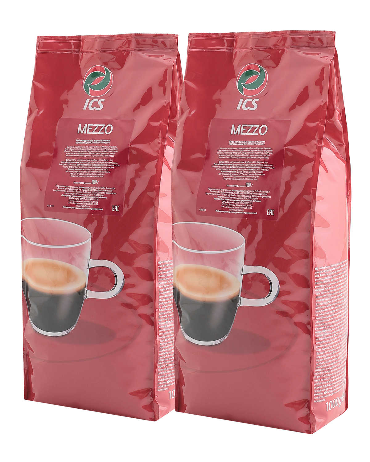 картинка Кофе в зернах ICS "MEZZO" (A-90) CO Кр-3/5 1000 г по 2 шт картинка Кофе в зернах ICS "MEZZO" (A-90) CO Кр-3/5 1000 г по 2 шт