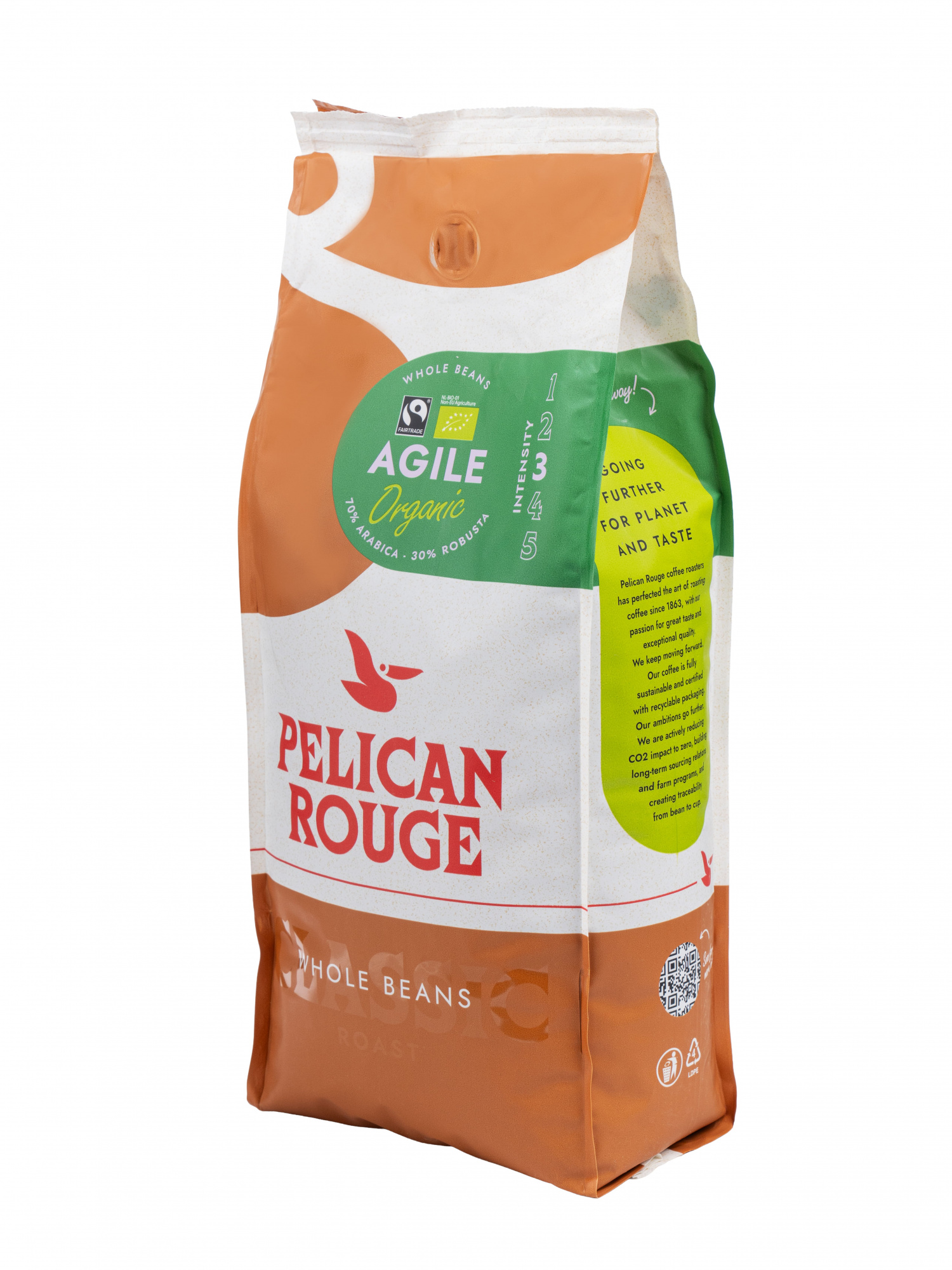 Кофе в зёрнах PELICAN ROUGE "AGILE" (А-70) набор из 8 шт по 1 кг