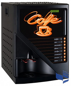 Автомат RHEAVENDORS CINO XS E4 R2(зерн.кофе+2 растворимых, 2микс, помпа)