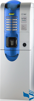 Кофейный автомат FAS PERLA ES6 синий 52х163 +12 (3ерн.кофе+5 раств.)+ тумба с помпой